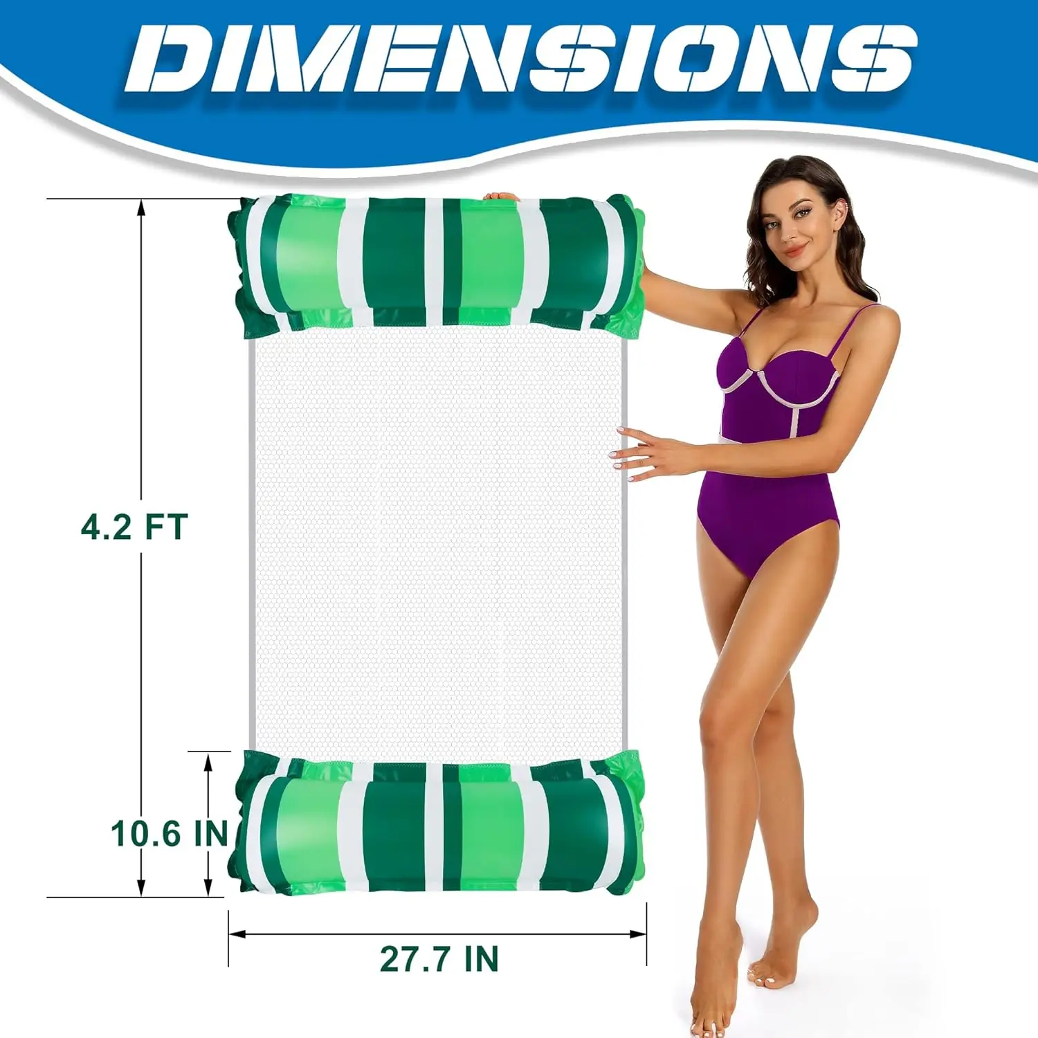 New Multi-purpose Party Summer Water Fun Swimming Inflatable Fold Up Mat Inflatable Pool Lounge Chairs Water Inflatable Sofa