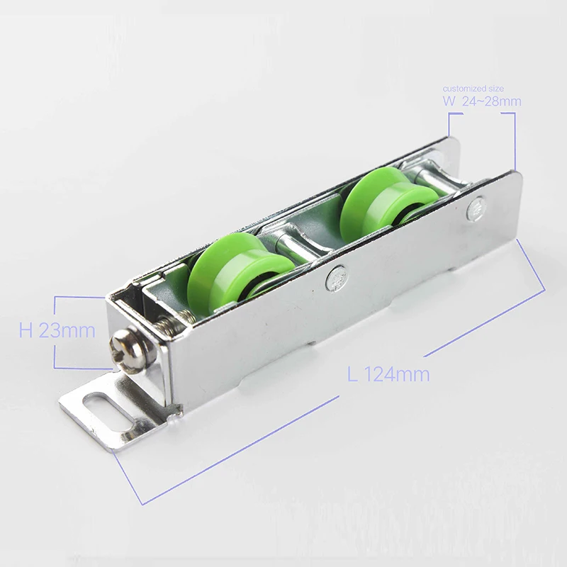 adjustable Door roller Sliding gate door roller with double pulleys for aluminum profile