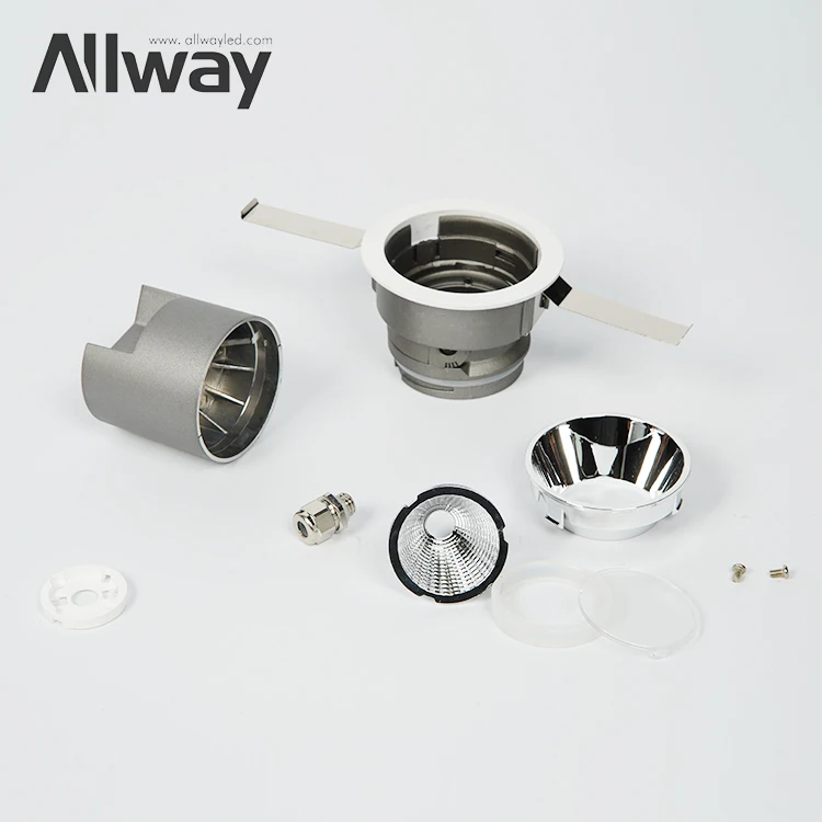 Allway SKD New Style Anti Glare Dimming Fitting Ceiling Recessed 7 12 20 Watt Led Downl Lamp Housing