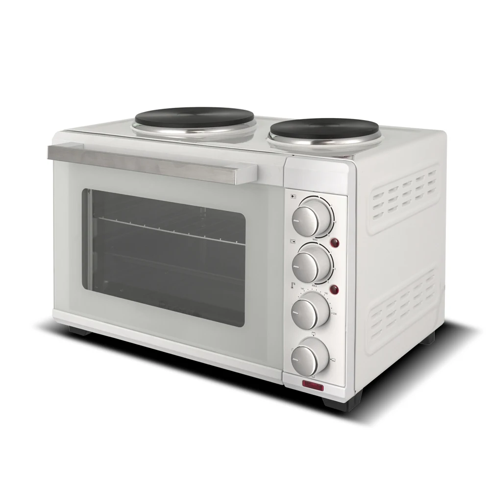 38 Liter Mechanical Temp Setting 100-230 60Min Timer Convection Pizza Adjustable Thermostat Control Toaster Oven