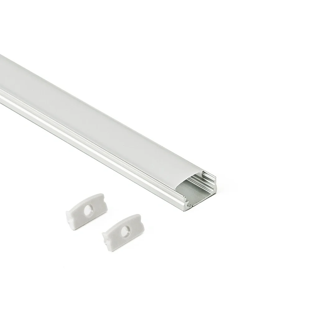 GL-1205 Surface Mounted LED Profile 17.3*8.2MM High Quality LED Aluminum Channel Profiles to Protect LED Strip Linear Lights