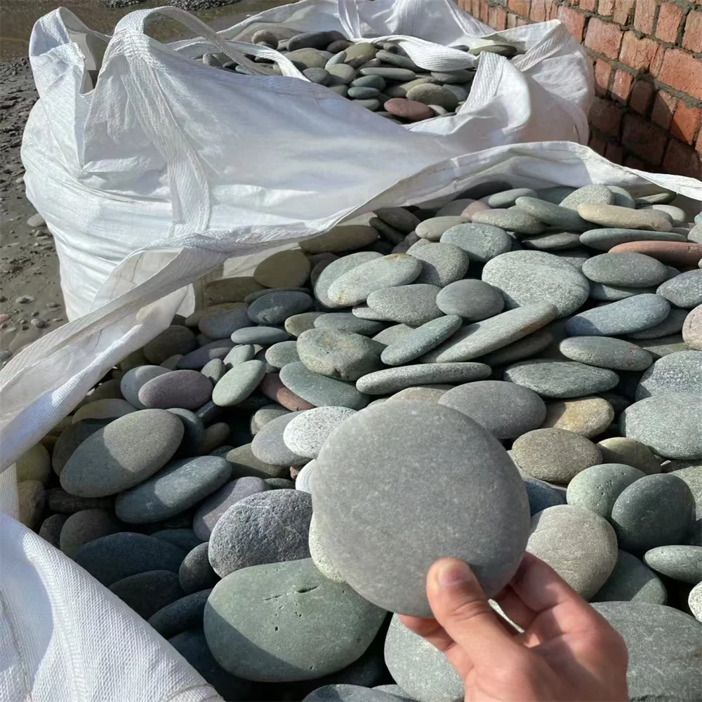 Factory Supplier Natural flat river stone Painting Rock Colored pebble stone river rocks for painting
