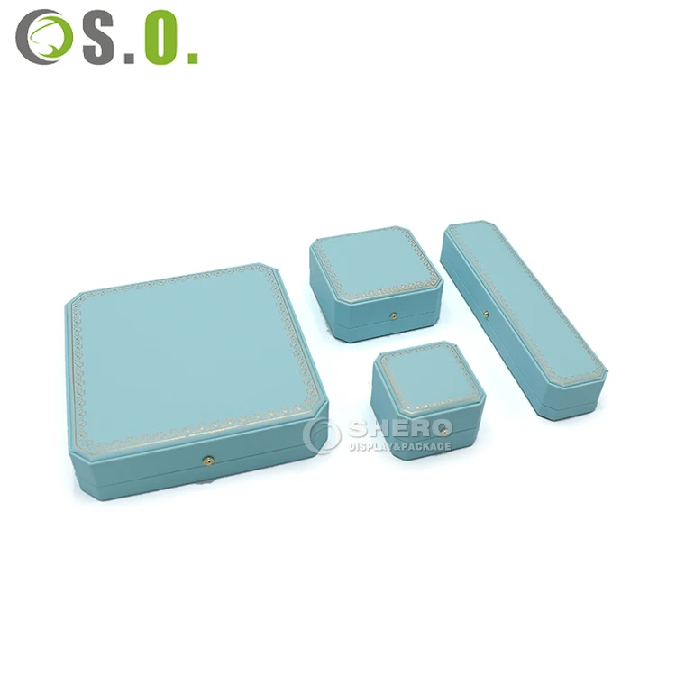 Luxury Jewelry Box Microfibre Ring Box Accept Customer Logo Round Concern Jewellery Ring Box
