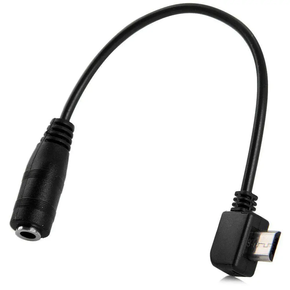 Micro USB To 3.5mm Audio Cable USB 5 Pin Male To 3.5mm Female Aux Audio Sync Headphone Adapter Cable For Nokia