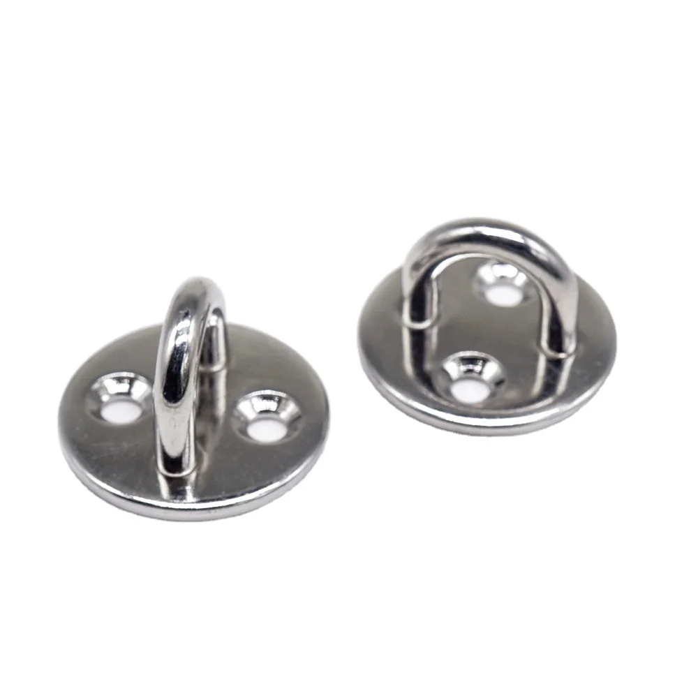Wholesale Pet Accessories Stainless Steel 304 Square Pad Eye Plates Welded For Dog Collar