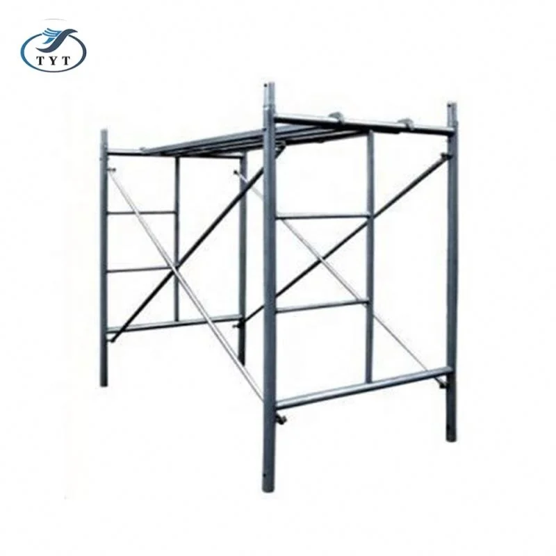 New Design Safety Construction Site Scaffold Foldable Metal Mobile Scaffolding For Warehouse