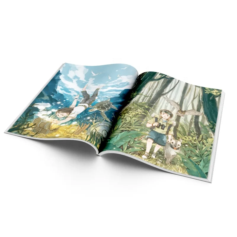 
Book Printing Adult Cheap Colouring Books Comic Magazine 