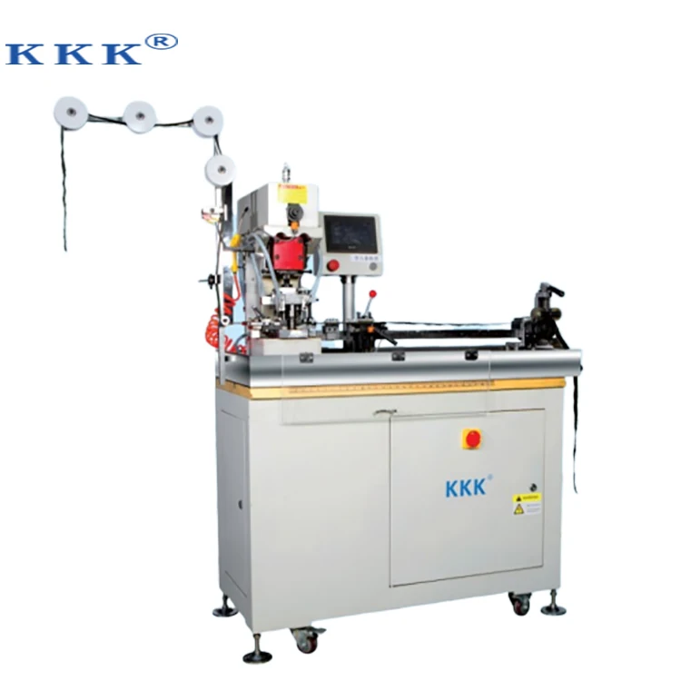 KKK Full auto intelligent nylon non teeth cut zipper gapping machine manufacturer