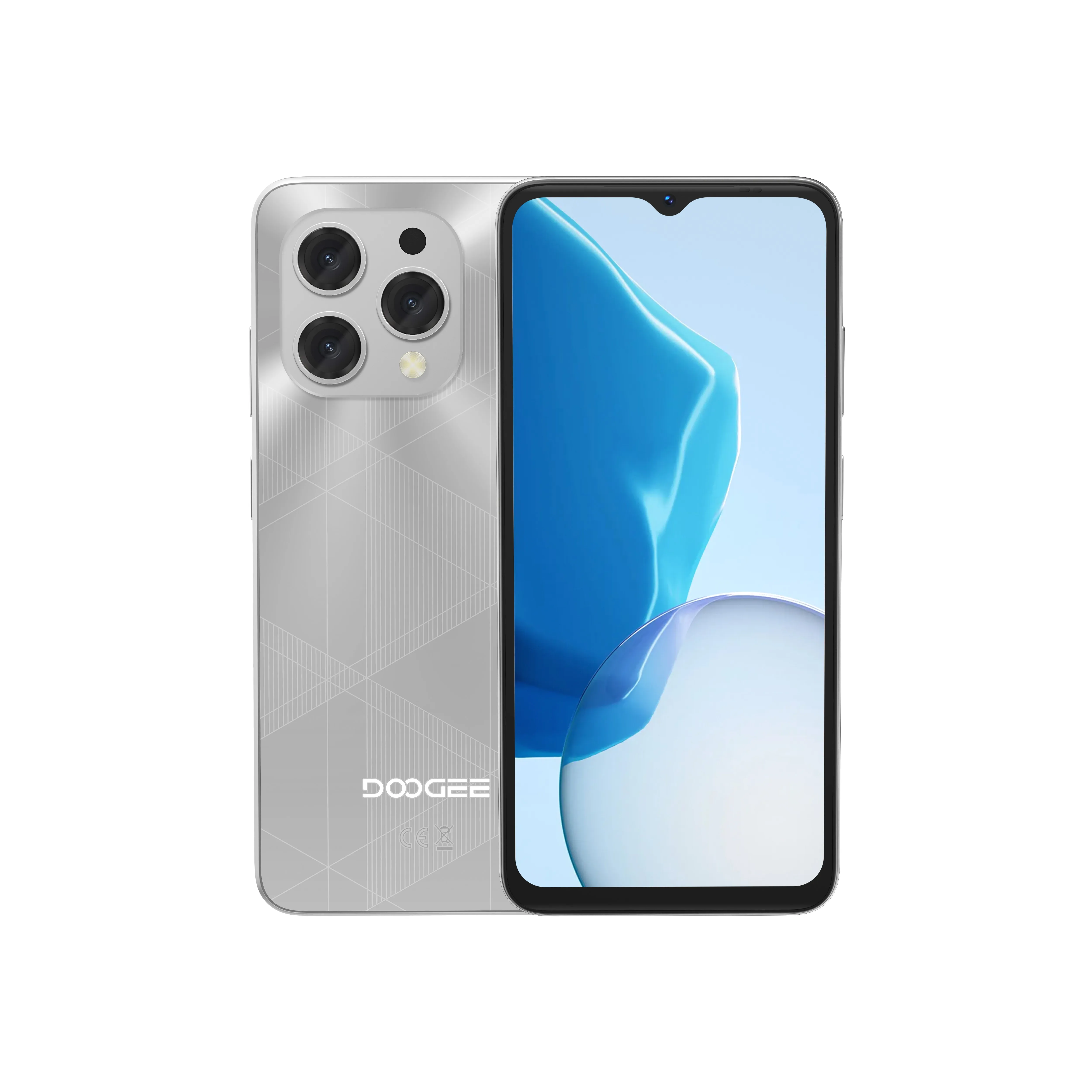 Новинка хорошее качество 6 56 дюймов распознавание лица Android14 8-ядерный 5150 мАч DOOGEE N55 плюс смартфон