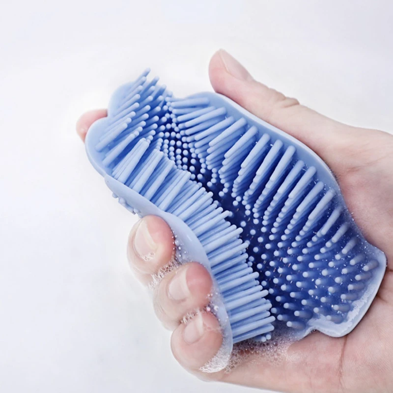 New Product Body Ball Scrubber Silicone Body Scrubber Belt Baby Bath Shower Brush BATH BRUSH