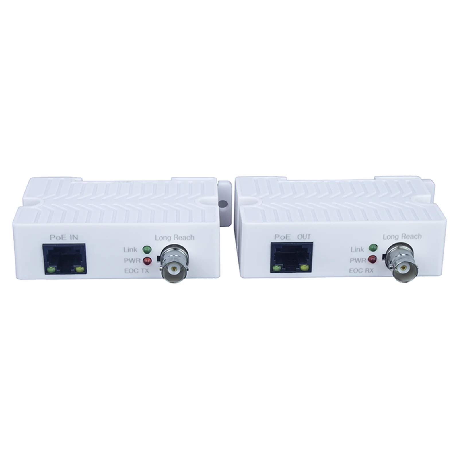 Ethernet Converter Over Coaxial Cable Converter Single Channel Passive Power Transmitter for CCTV IP Cameras Security Systems
