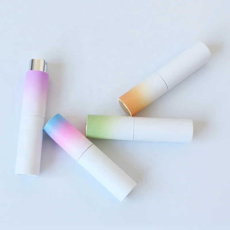 Glass refillable empty perfume glass empty mist bottle spray 12ml Gum Serum Spray  mist bottle for face