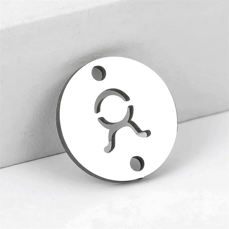 Customize Logo Stainless Steel Metal Laser Dog Tags Engraving  Blank Necklace Dog Tag