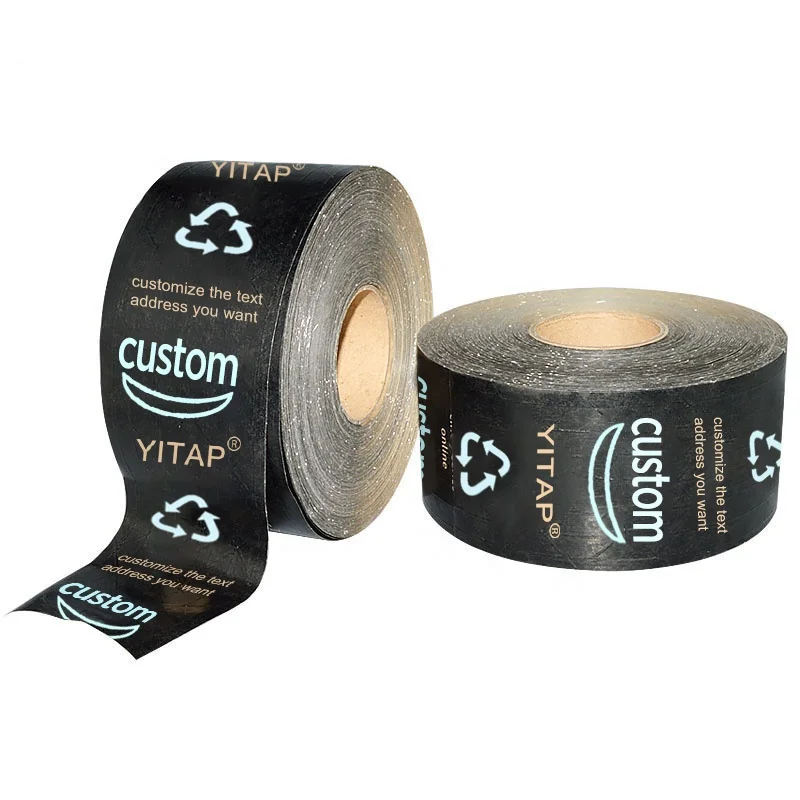 Wholesale Amazon Printed Kraft Paper Prime Packaging Rubber Tape