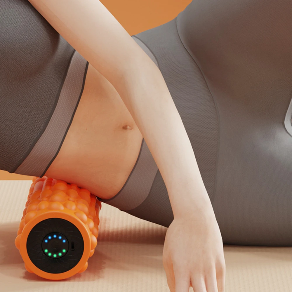 Factory Price Fitness Electric Yoga Foam Roller Muscle Massage PU Vibrating Foam Roller Massage