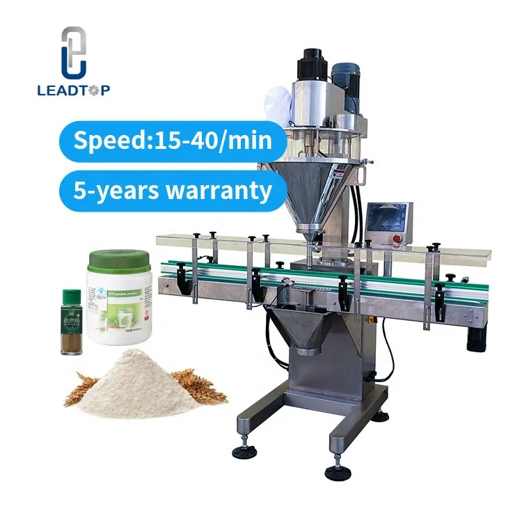 Automatic Pepper Chili Powder Filler Spice Bottle Filling Machine For Ginger Powder