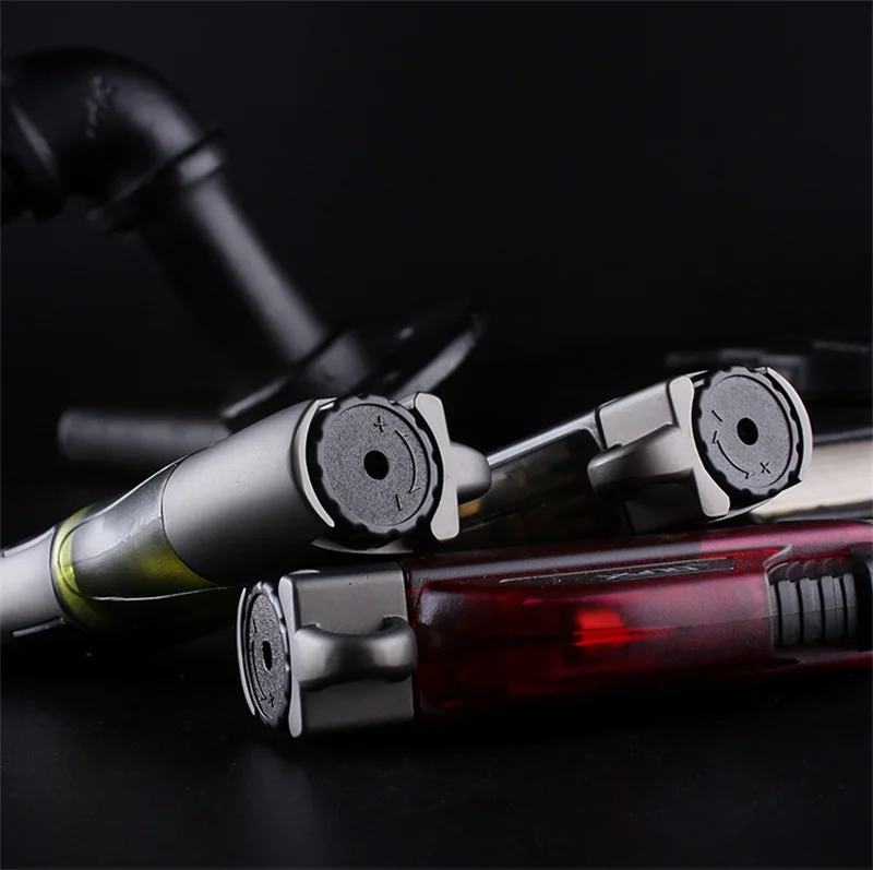 Cheap Portable Metal plastic kitchen Refillable single flame Jet Butane torch cigarette cigar lighter  Kitchen Lighter