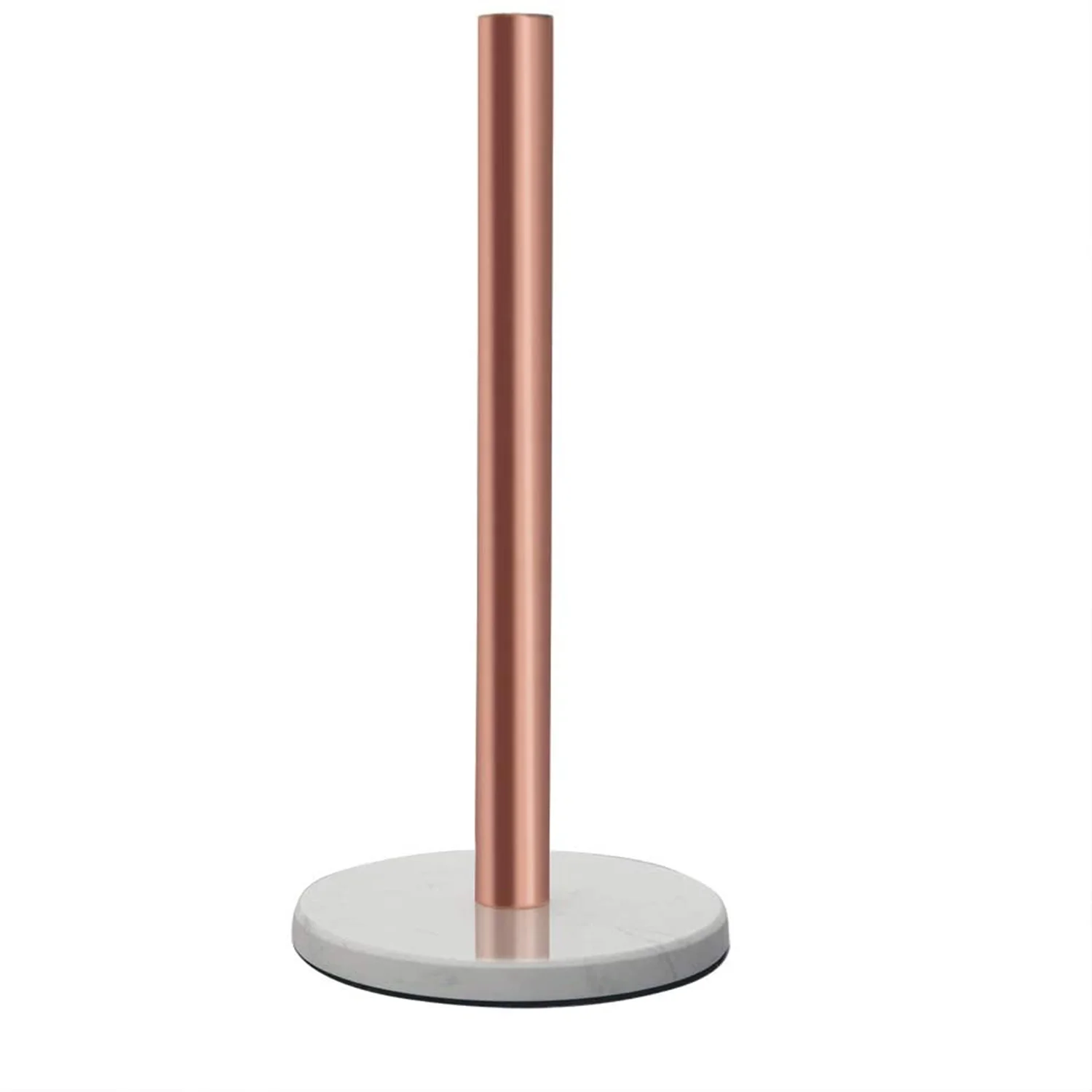 Marble Paper Towel Holders Copper Plated Standing Kitchen Paper Towel Holder with Marble Base