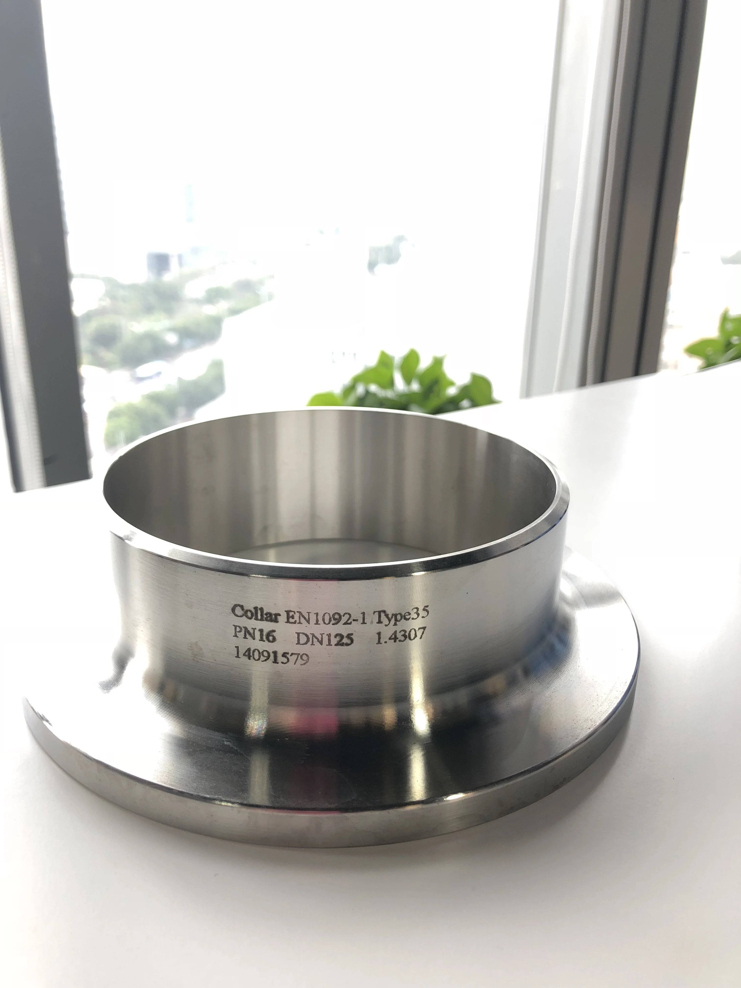 Collar DN600 Stainless Steel Pipe Flange EN1092-1 Type35 PN16 1.4307/304L Collar/RING