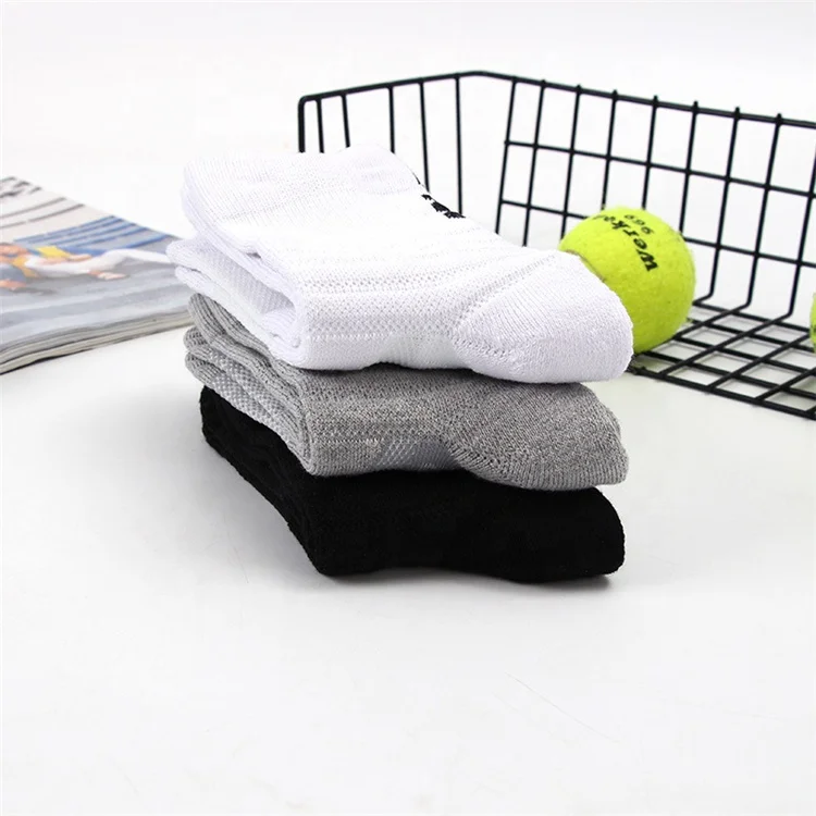 High Quality Outdoor Sports Basketball Socks Men Cycling Socks Cotton Towel Running Socks