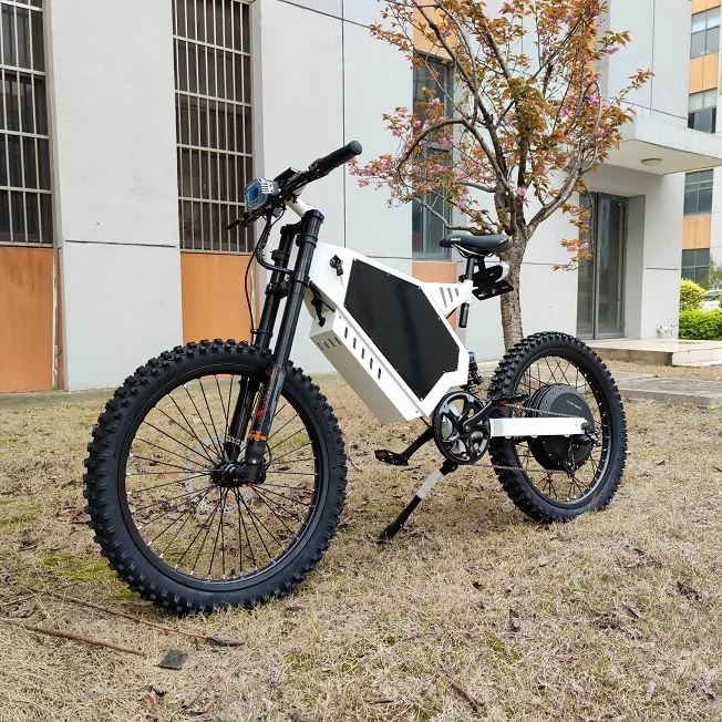 90 mph High speed 12000w suv steallth bomber electric bike with 72v 45 ah