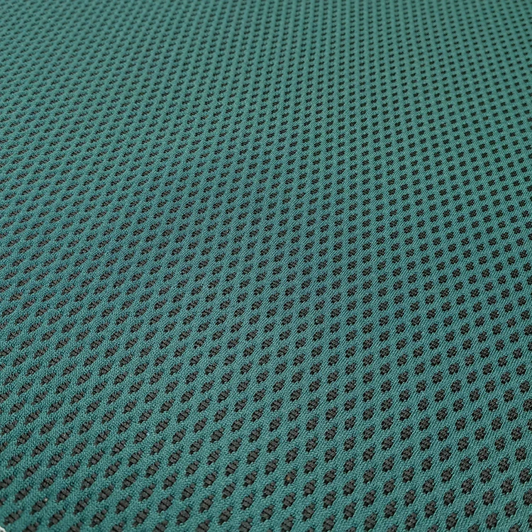 Professional Factory Atmospheric Dark Green 100% Polyester Knitted 3d Spacer Mesh Mattress Border Fabric