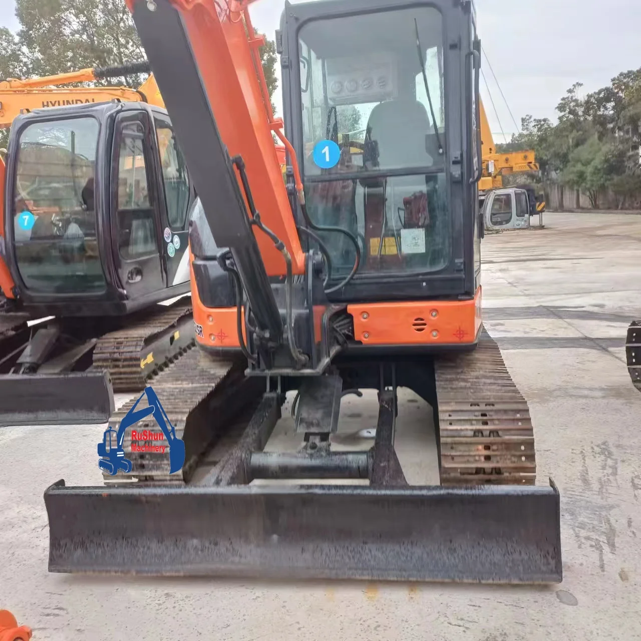 Excellent Performance  Hydraulic Machinery Digger Second-Hand Hitachi ZX55USR-5A Used Excavators for Sale