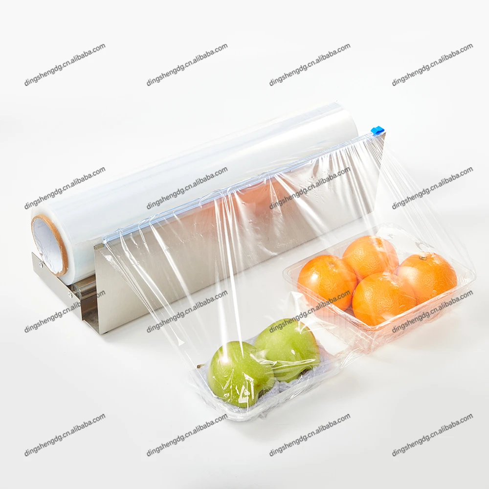 Self-adhesive Keep Fresh film PE Plastic Stretch Film Wrapping Supplier High Quality Customized Disposable Food Plastic Wrapper