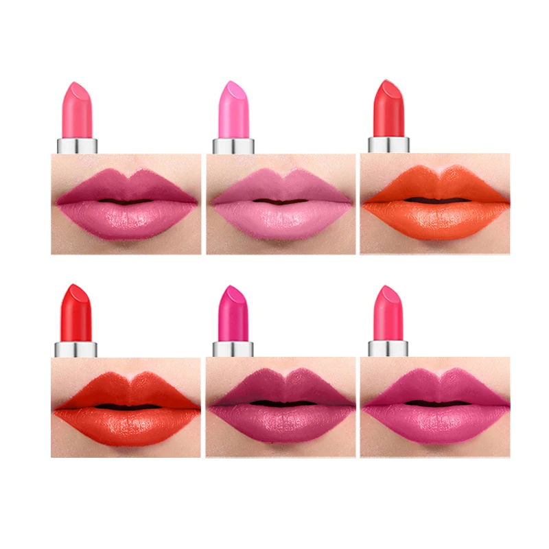 High Quality Oem Professional Custom Logo Matte Moisturizing Wholesale Waterproof 12 Colors Lipstick
