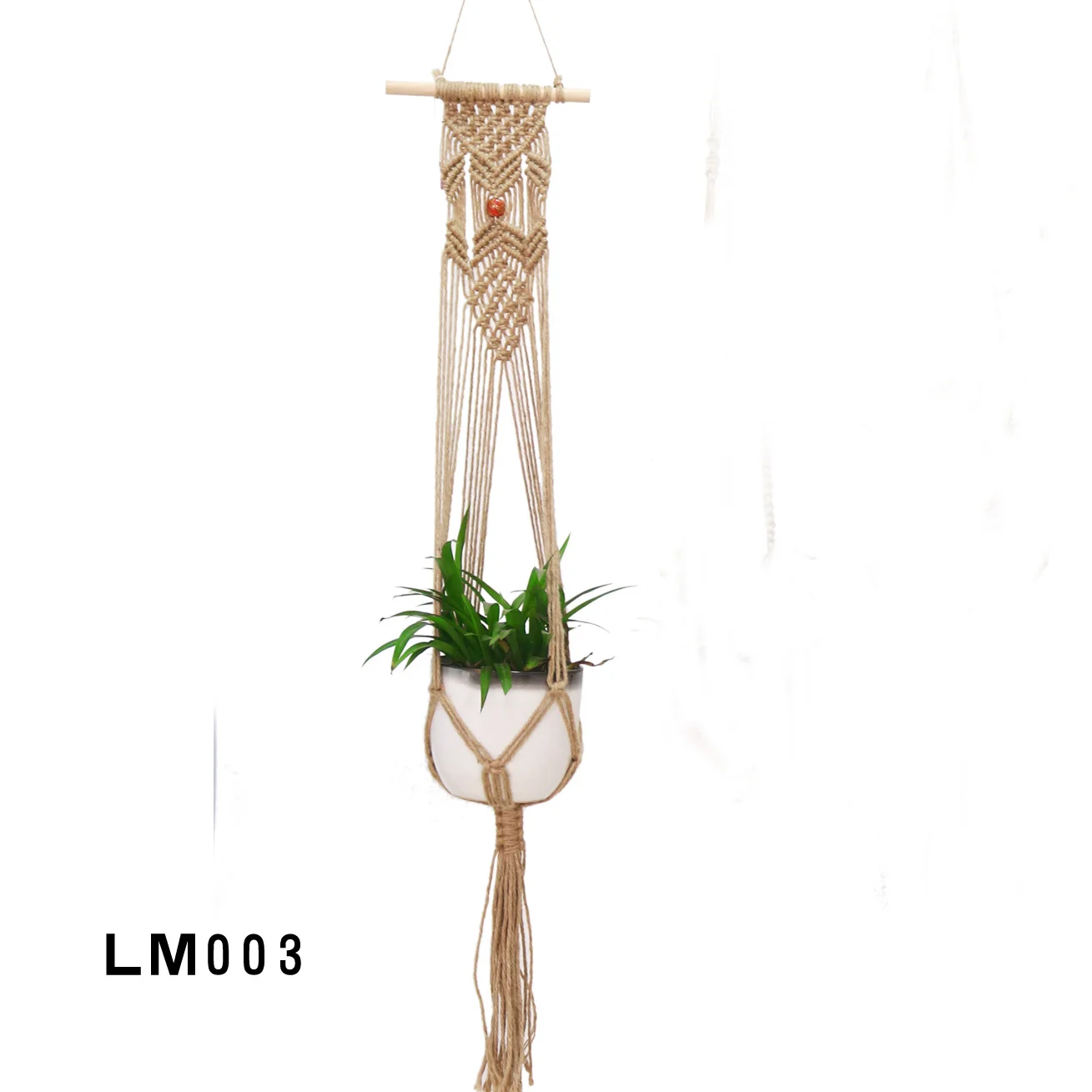 Boho Home Decor Macrame Plant Hangers  Indoor Wall Hanging Planter Basket Flower Pot Holder