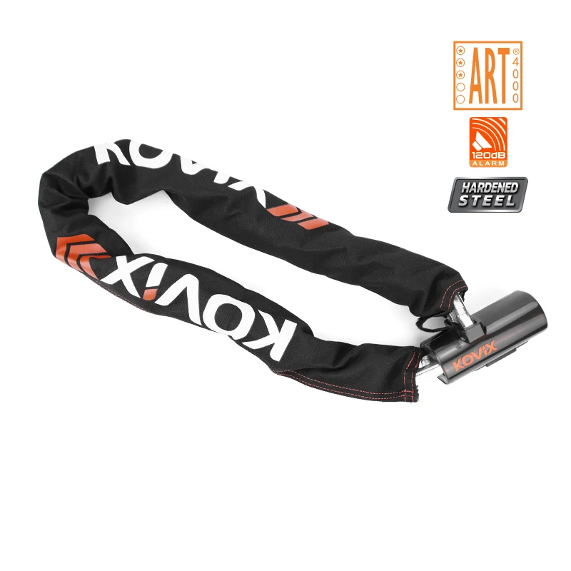 Professional manufacturing strong and durable alarm heavy chain lock security lock bicycle bicycle lock