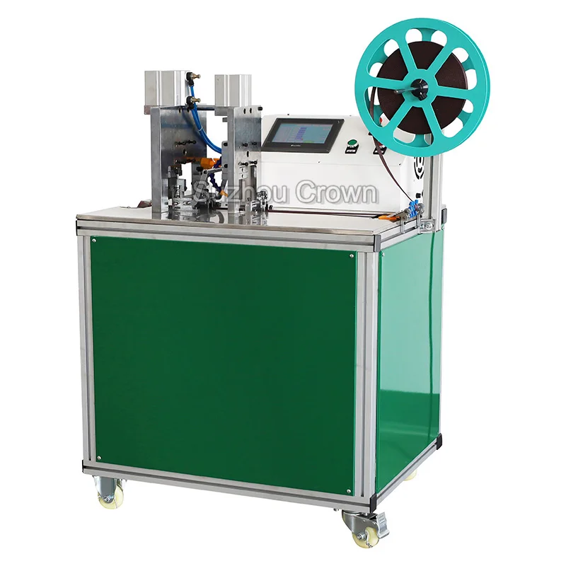 ultrasonic garment label cutting and hole punching machine