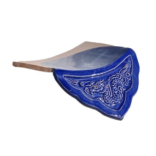 Chinese Blue clay tile roofing glazed for ancient Thai temple building roof
