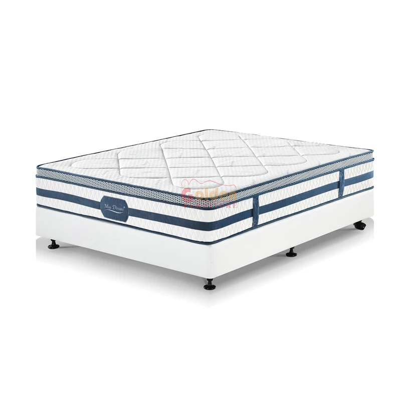 Hypo-allergenic dream hotel mattress compressed oem mattress 5 zone orthopedic hybrid pocket spring mattress