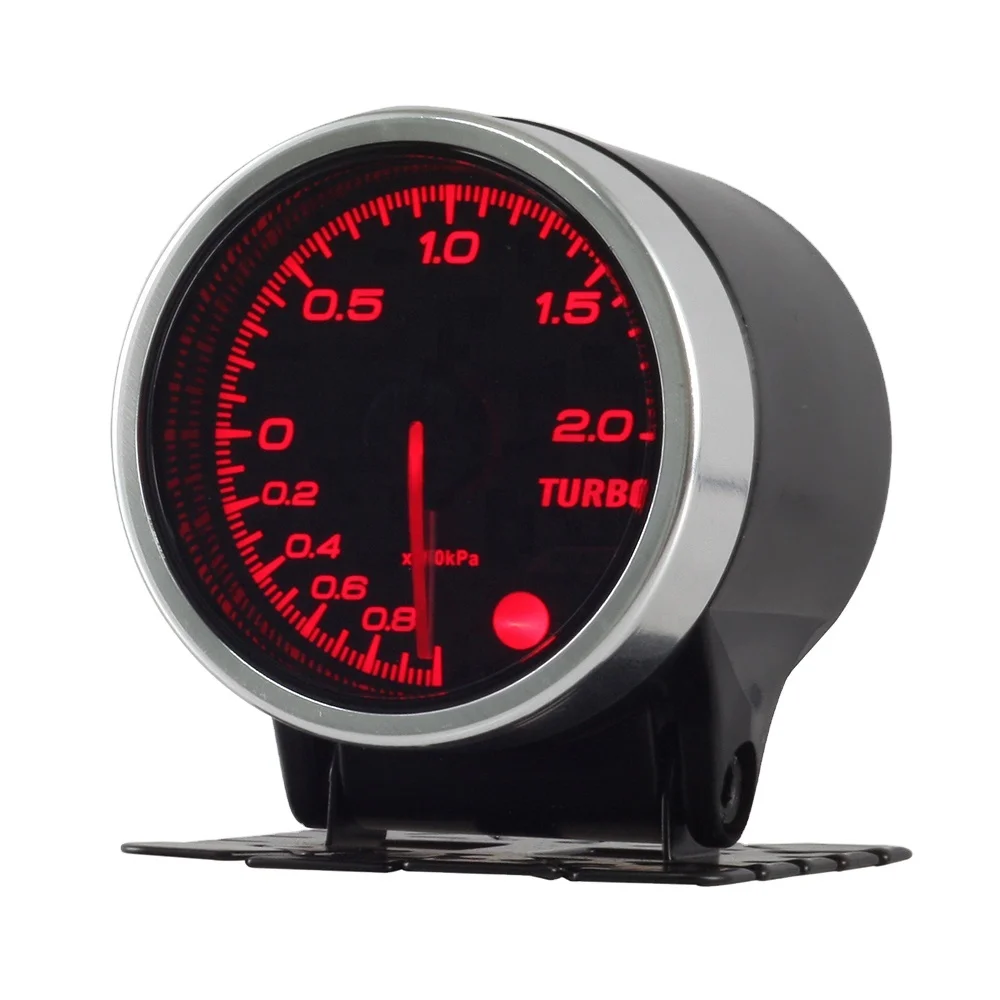 
2' LCD 7 color Racing Car Modification gauge Auto Boost Gauge 30psi Digital Universal 52mm Turbo- meter Factory Price 
