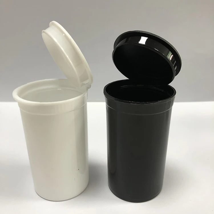 
Plastic 6 d 13 d 19 d squeeze top small pill bottle 