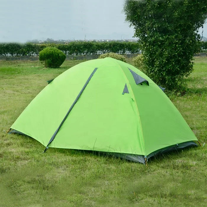 Professional Outdoor Double Wind And Rainproof Outdoor Camping Equipment Supplies 2-3 People Ultra-Light Double  Ventilate Tent