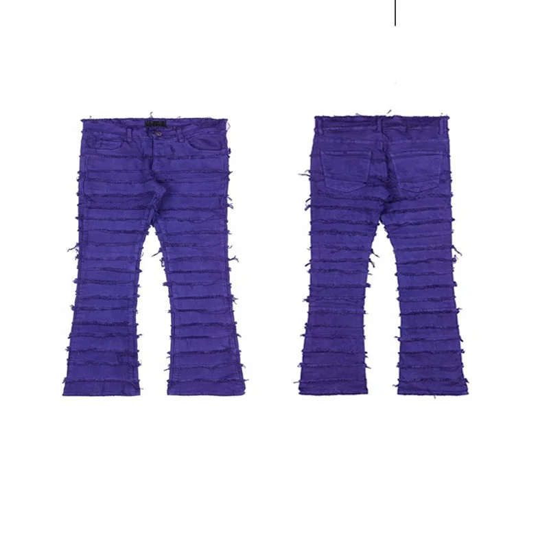 AIPA Customization Children Valabasas Jeans Made For 1-14 Years Old Kids Flared Fit Jeans Stacked Kids Jeans