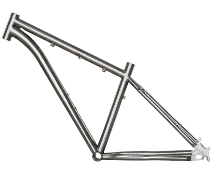 Прямая поставка с завода, оптовая продажа, титановая велосипедная Рама для гравия с откидной осью