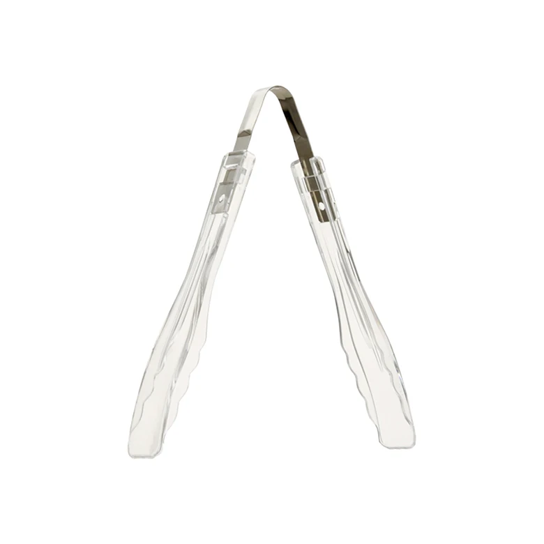 HOT SELL IN STOCK Food Grade PC Plastic Salad Tongs Kitchen Utensil  Bread Ice Salad Plastic Serving Tongs