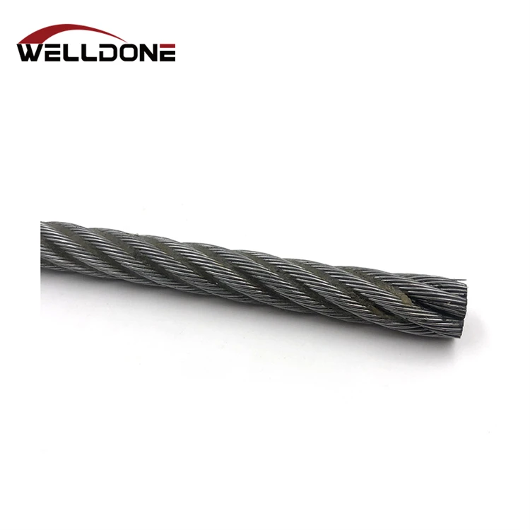 6*12 6*15 6*24 Galvanized and ungalvanized Steel Cable Steel Wire Rope for Fishing Trawl