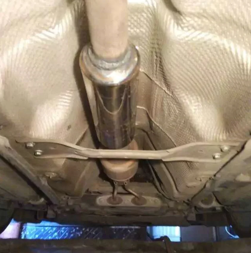 Pickup dirt bike modified stainless steel 114mm vortex mid-section exhaust system muffler exhaust pipe