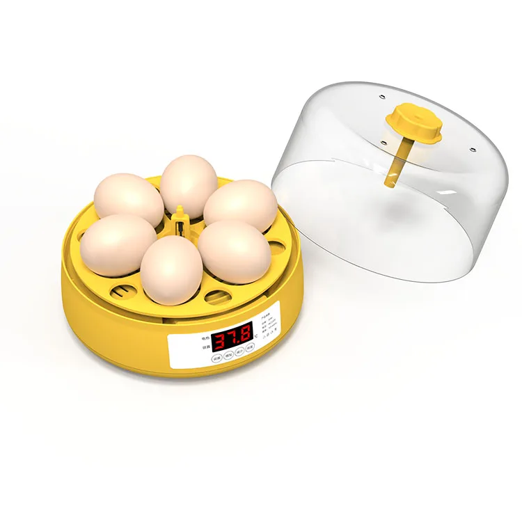 Small size automatic 6 egg hatching machine poultry egg incubator for chicken duck goose quail