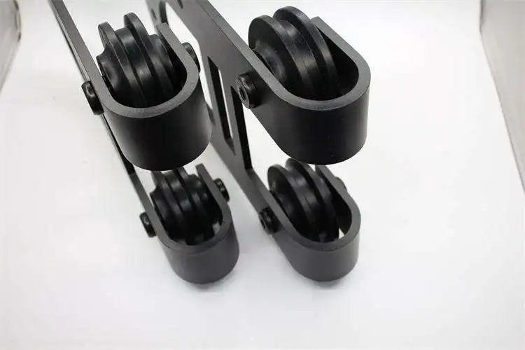 China Manufacturer Of Hot Sale Modern Style Carbon Steel Sliding Barn Door Wheels Hanging
