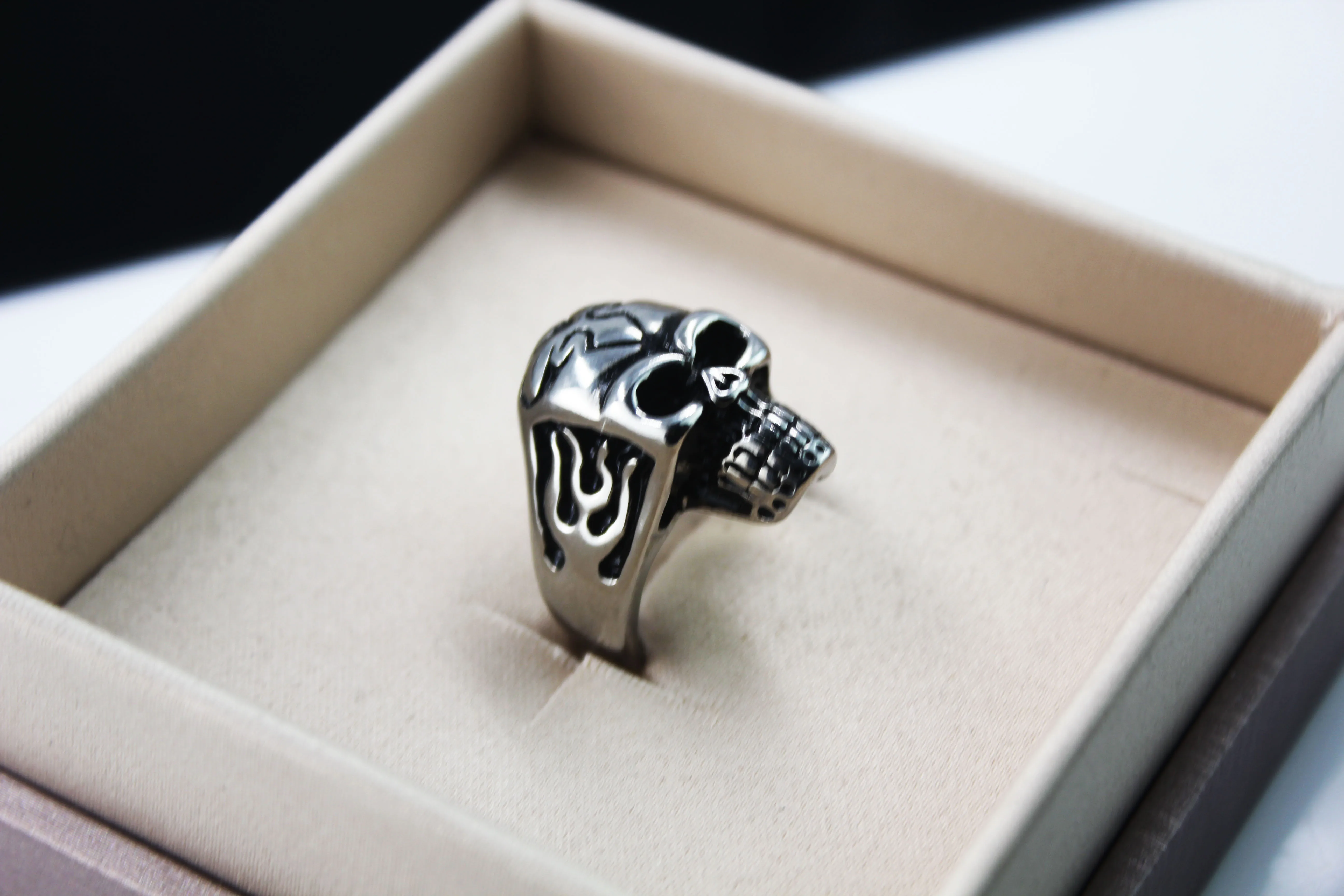 BMZ 2024 Factory order price New style  multi options stainless vintage men ring