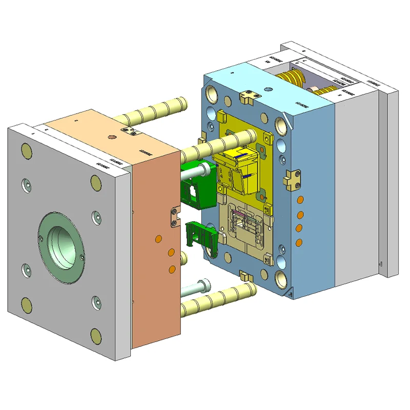 China custom plastic injection mold PET+30%GF plastic gas engine accessories mold maker
