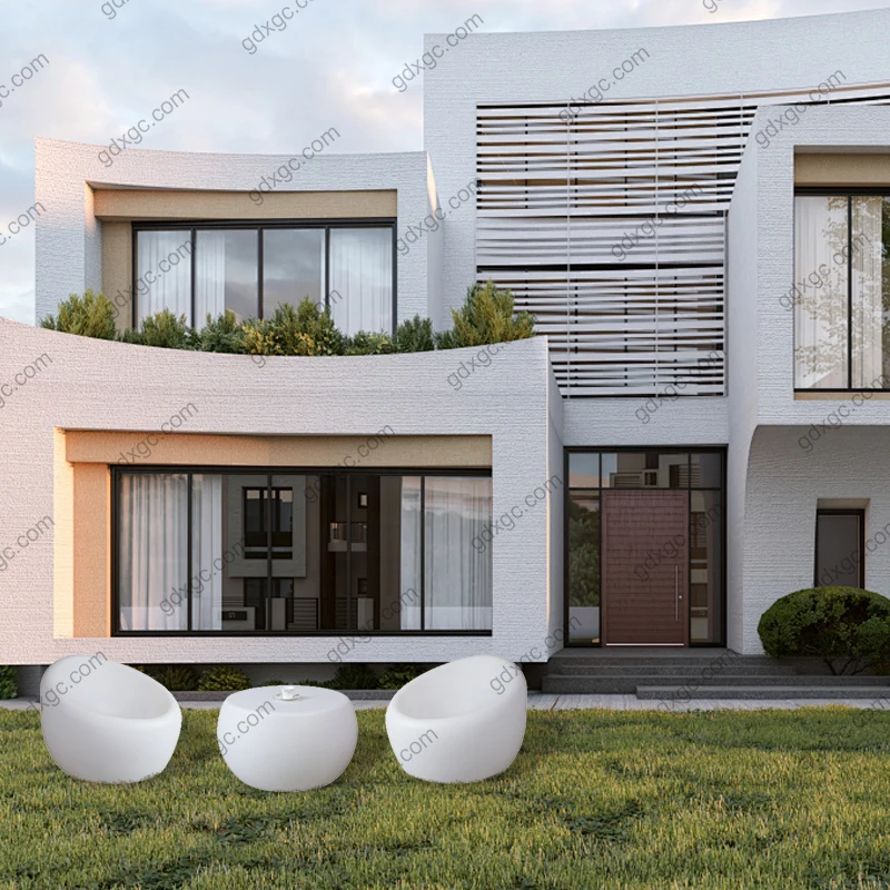 Luxury Outdoor Villa Leisure Coffee Tea Table  Garden and Hotel  Modern Design Table Waterproof Table  For Lounge Chair