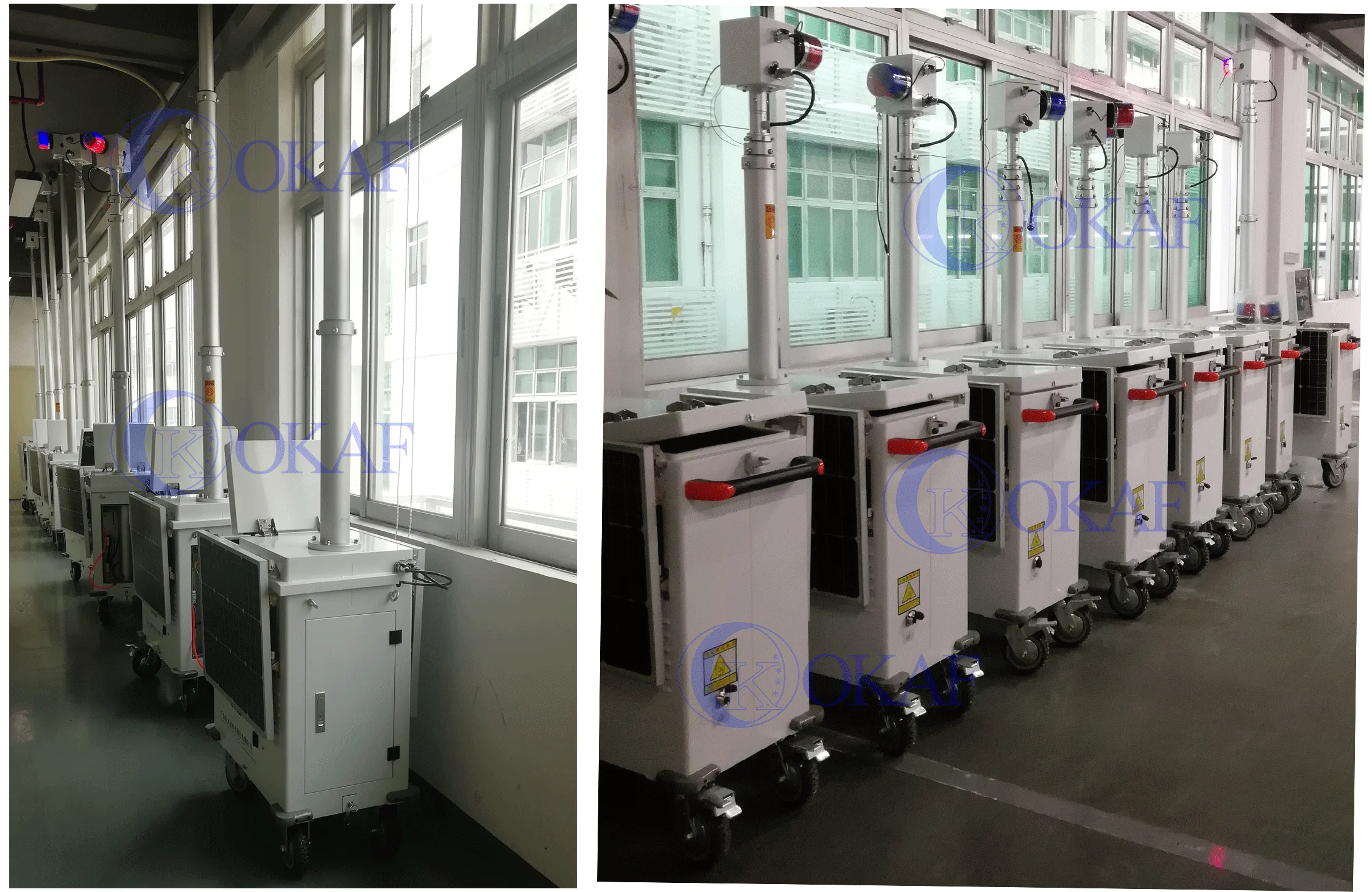 OKAF solar cctv trailer