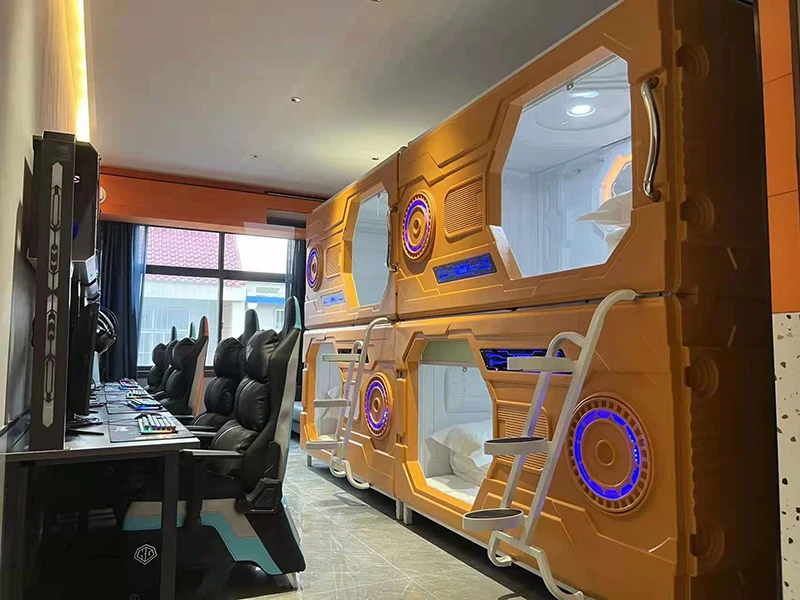 Sleeping Pod Bed Capsule Box Hotel Manufacturer Customised Style Packing Room Modern Furniture Bedroom Color Design Origin
