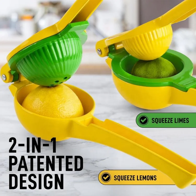 2-in-1 Max Extraction Manual Press Juice Squeezer  Lemons Lime Eureka Lisbon Lemons Rangpur Tahiti Limes Lemon Citrus